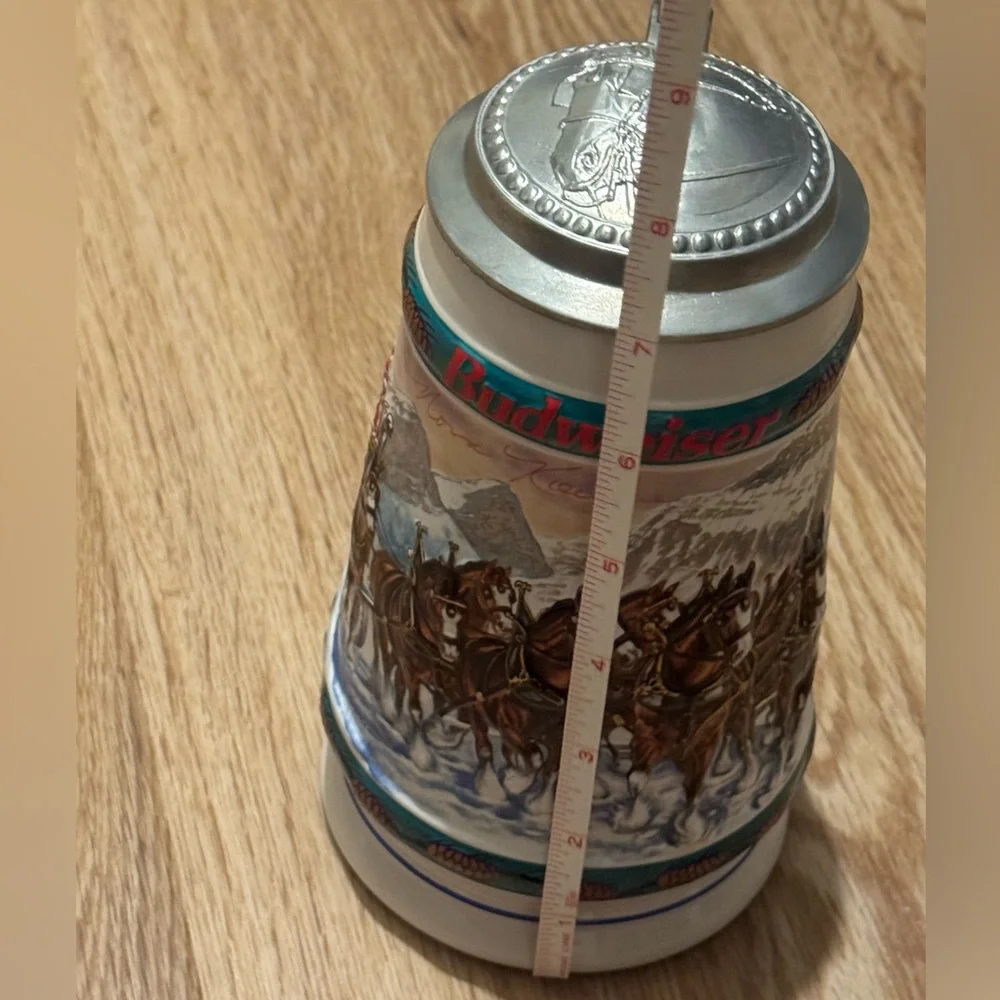 1993 Budweiser Holiday Stein SPECIAL DELIVERY Signature Edition Lidded CS1912S